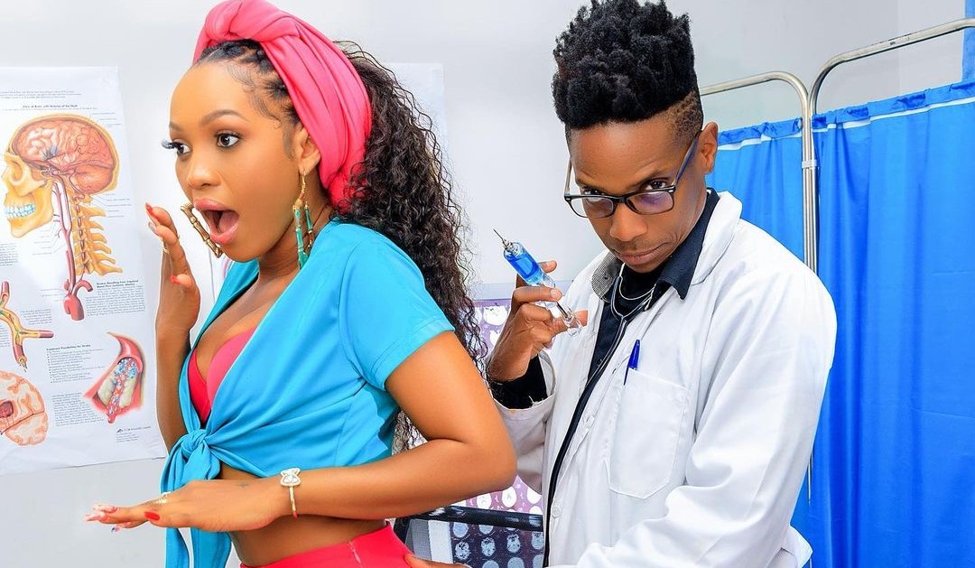 Eric Omondi plays ‘Doctor’ in Spice Diana’s music video
